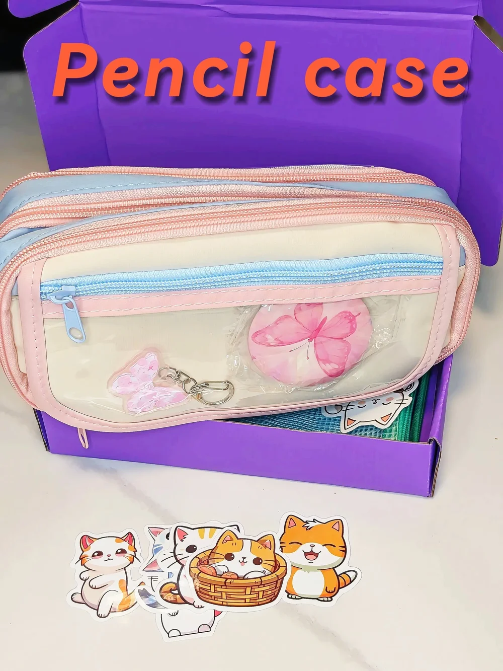 Kawaii school supplies, aesthetic stationery set, Sanirio Style Gift Box